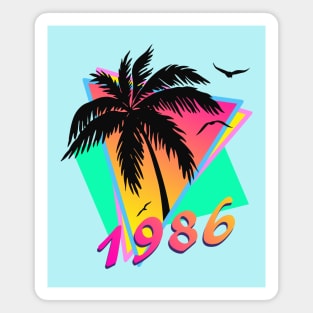 1986 Tropical Sunset Magnet